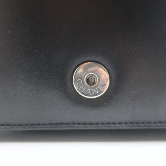 Chanel Boy Brick Striped Flap Bag Black & White Patent Leather Small Crossbody - Picture 16 of 16